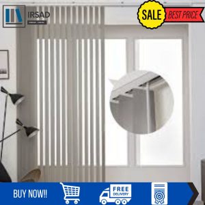 Vertical blind biasanya digunakan sebagai tirai ruangan guna mengatur cahaya matahari